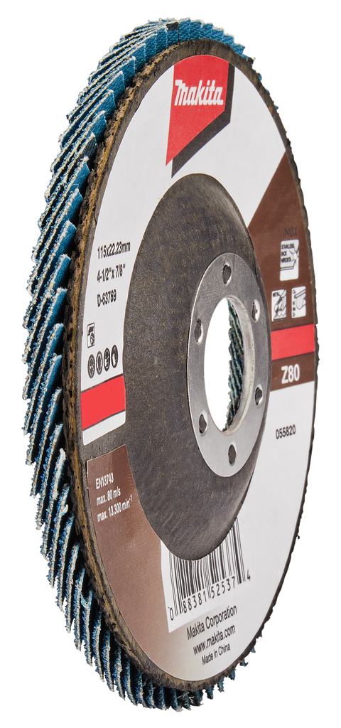 Lamellenschuurschijf 115mm Z80