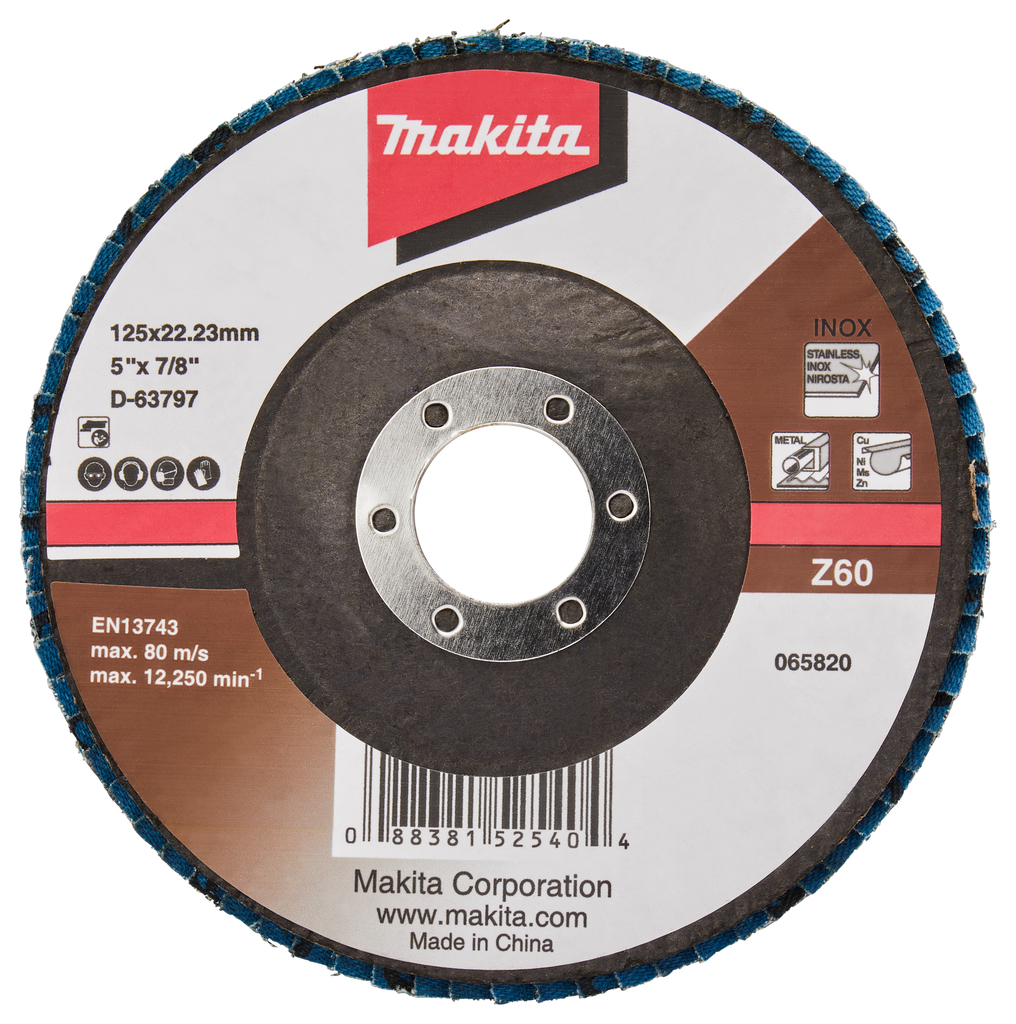 Lamellenschuurschijf 125mm Z60