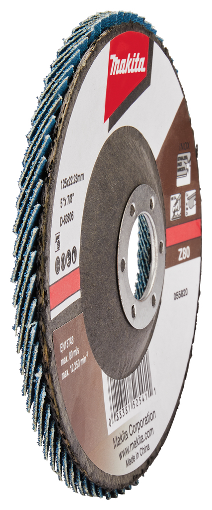 Lamellenschuurschijf 125mm Z80