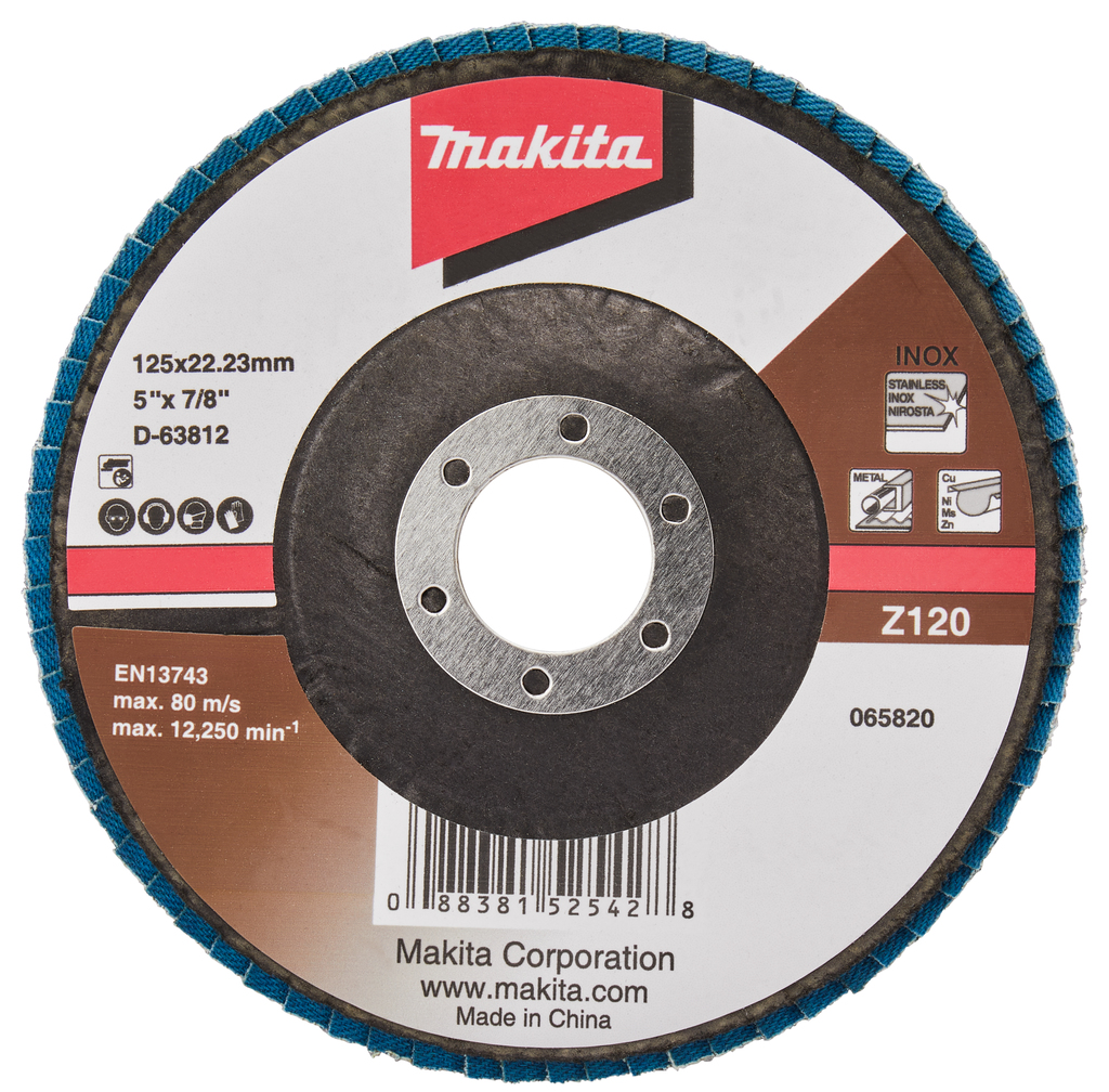 Lamellenschuurschijf 125mm Z120