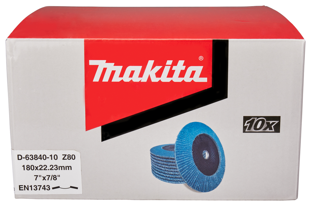 Lamellenschuurschijf 180mm Z80