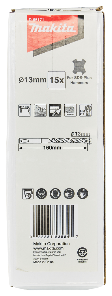 B2S: Betonboor 13x160mm 