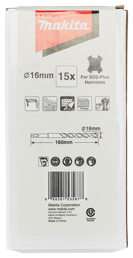 B2S: Betonboor 16x160mm 