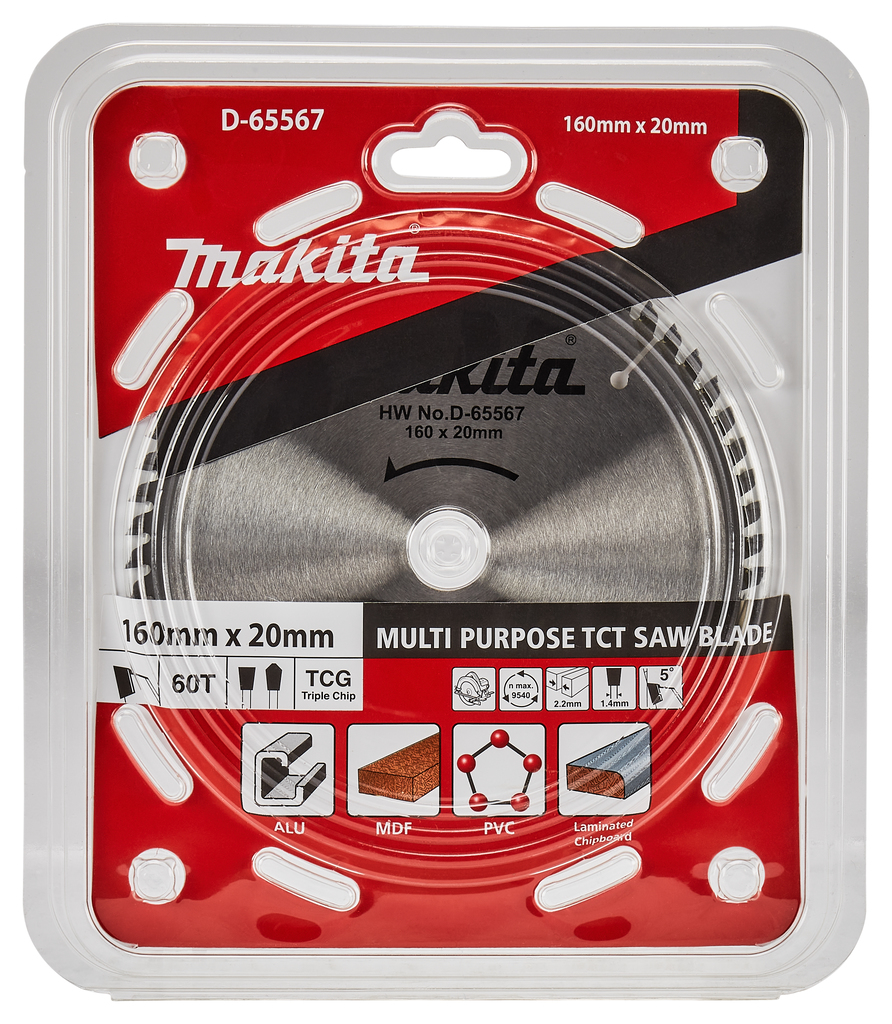 Cirkelzaagblad div. materialen 