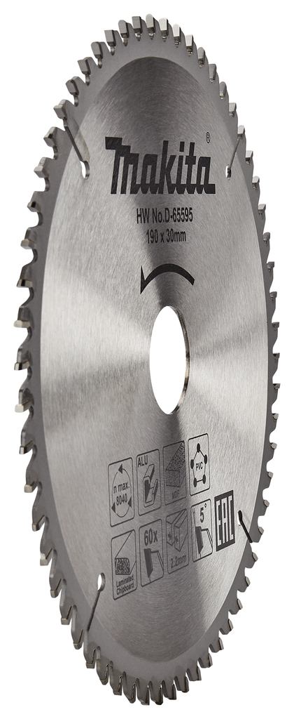 Afkort- en cirkelzaagblad div. materialen 