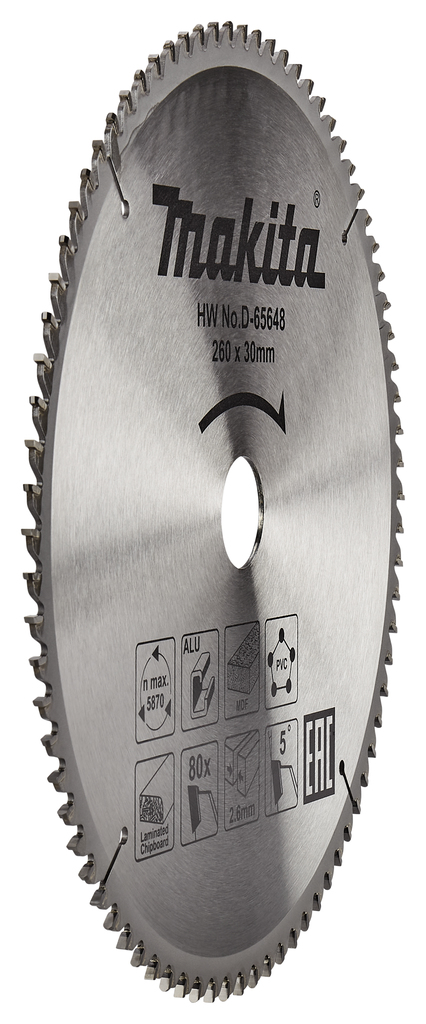 Afkortzaagblad div. materialen