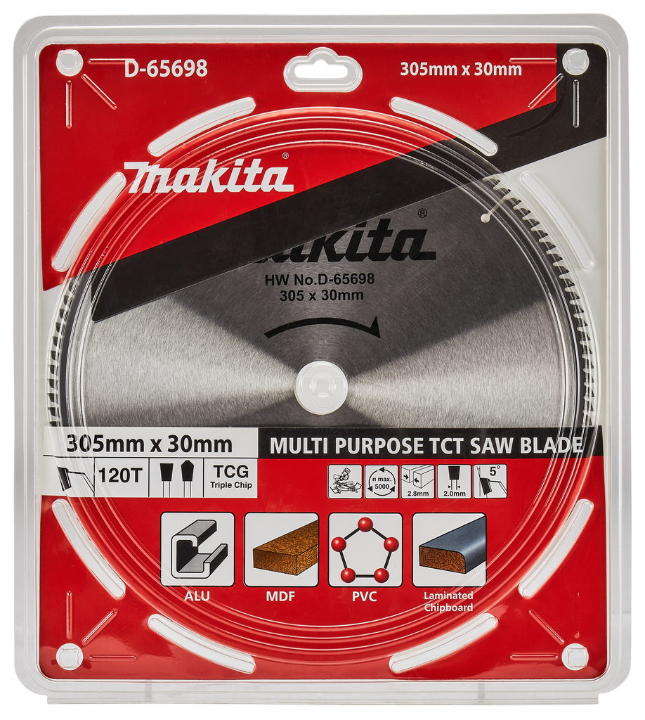 Afkortzaagblad div. materialen