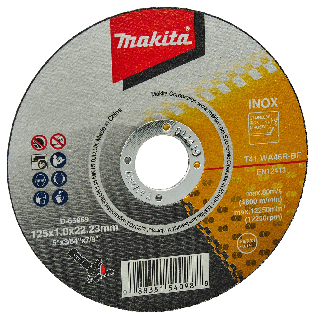 Doorslijpschijf RVS grootverpakking