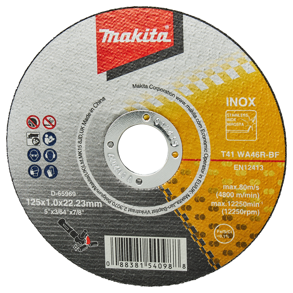 Doorslijpschijf RVS grootverpakking