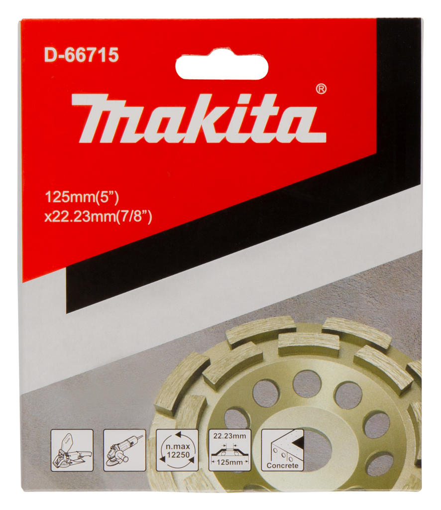 Diamant komschijf 125mm snel