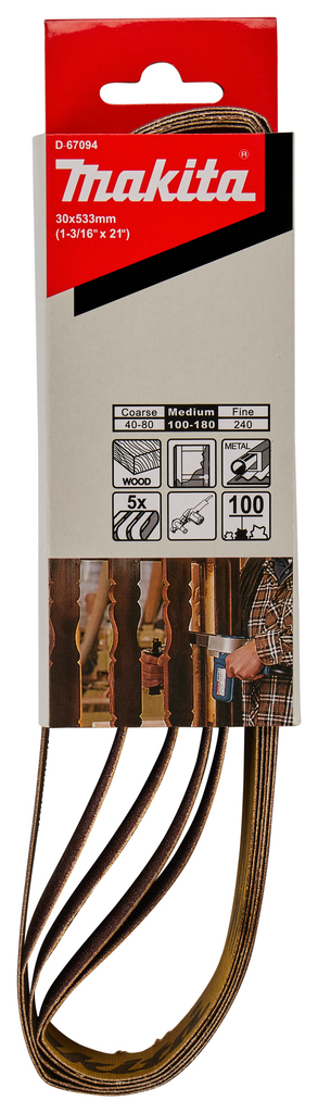 Schuurband 30x533mm A100