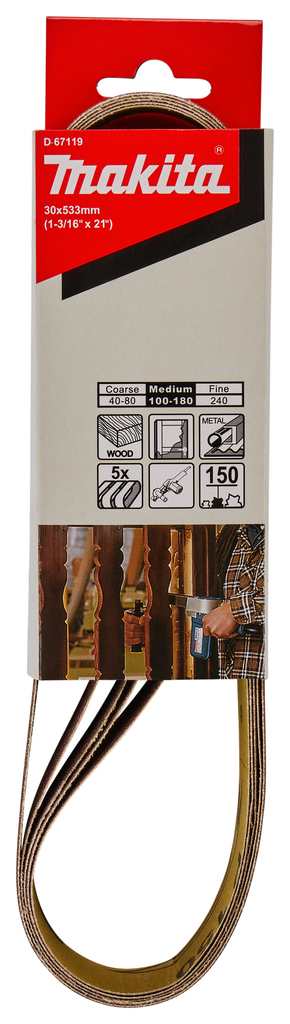 Schuurband 30x533mm A150