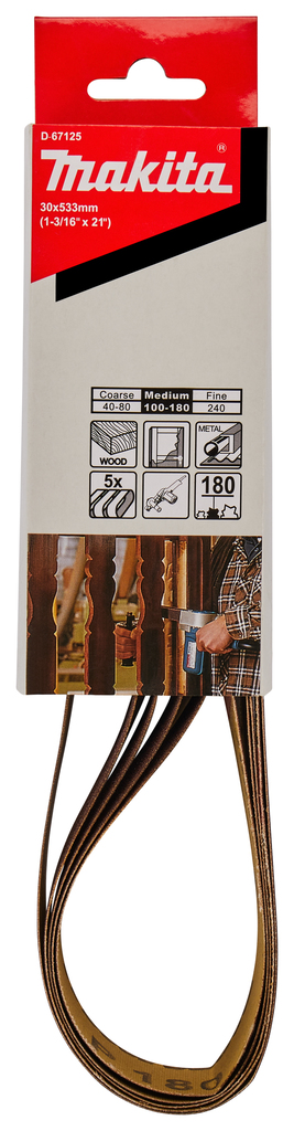 Schuurband 30x533mm A180