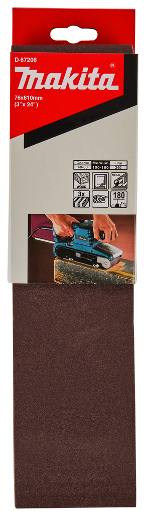 Schuurband 76x610mm A180