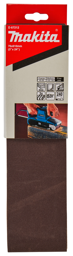 Schuurband 76x610mm A240