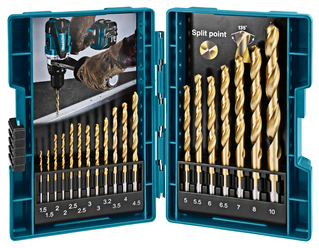 Metaalboorset 19-delig