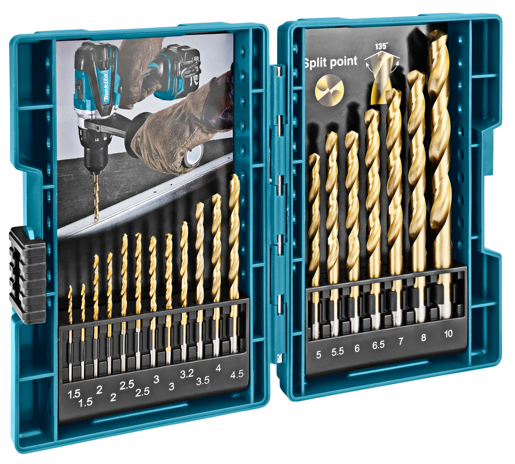 Metaalboorset 19-delig