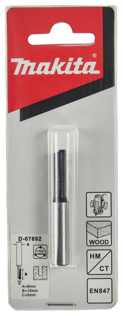 Groeffrees 6x19mm S8            