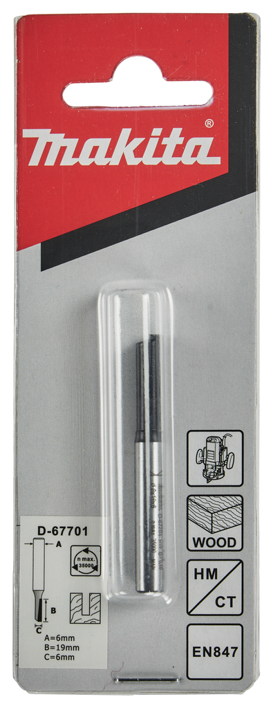 Groeffrees 6x19mm S6            