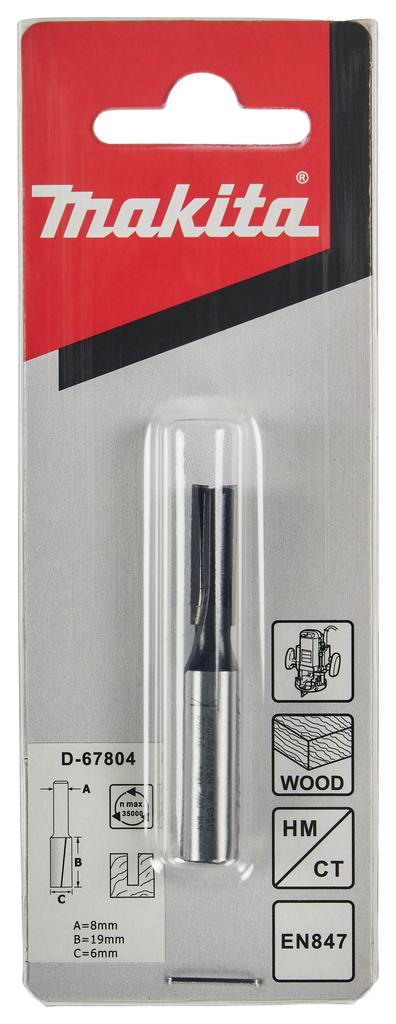 Groeffrees 6x19mm S8            