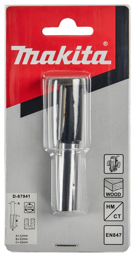 Groeffrees 16x32mm S12          