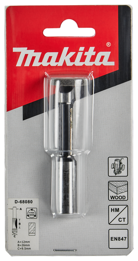 Boorfrees 9,53x25,4mm S12          