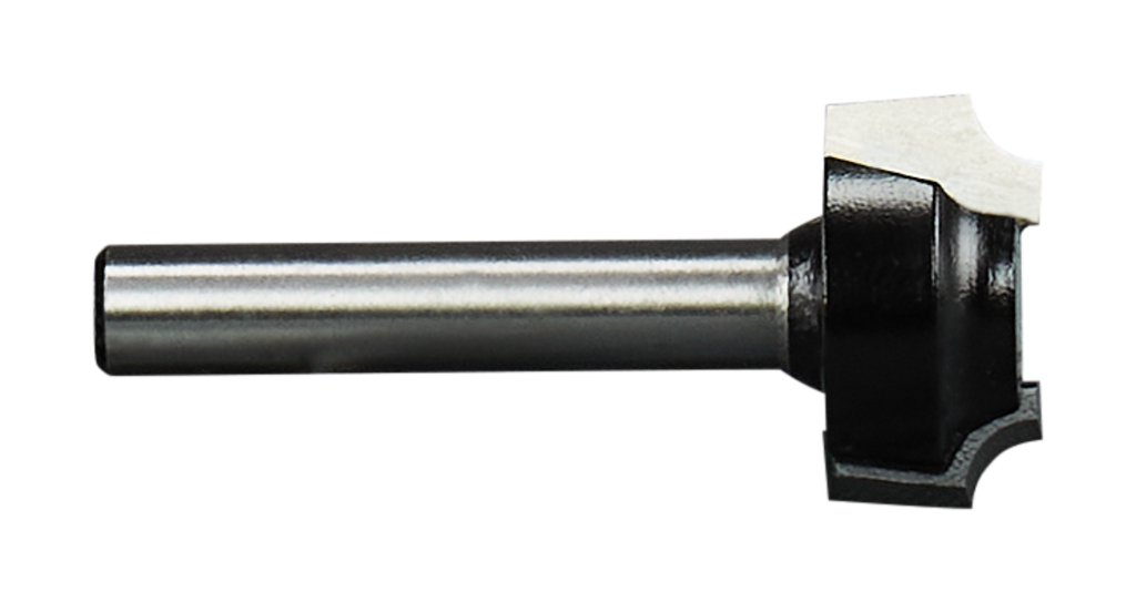 Kwartrond ovaalfrees r=3,18 19,05x9,53mm S6          