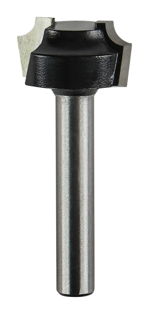 Kwartrond ovaalfrees r=3,18 19,05x9,53mm S6          