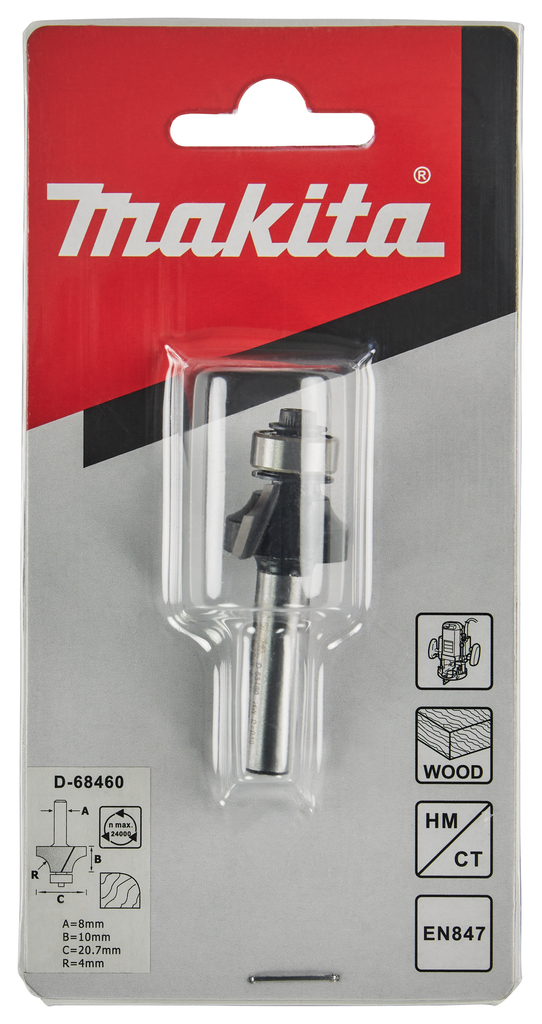 Afrondfrees r=3,97 20,64x10mm S8         