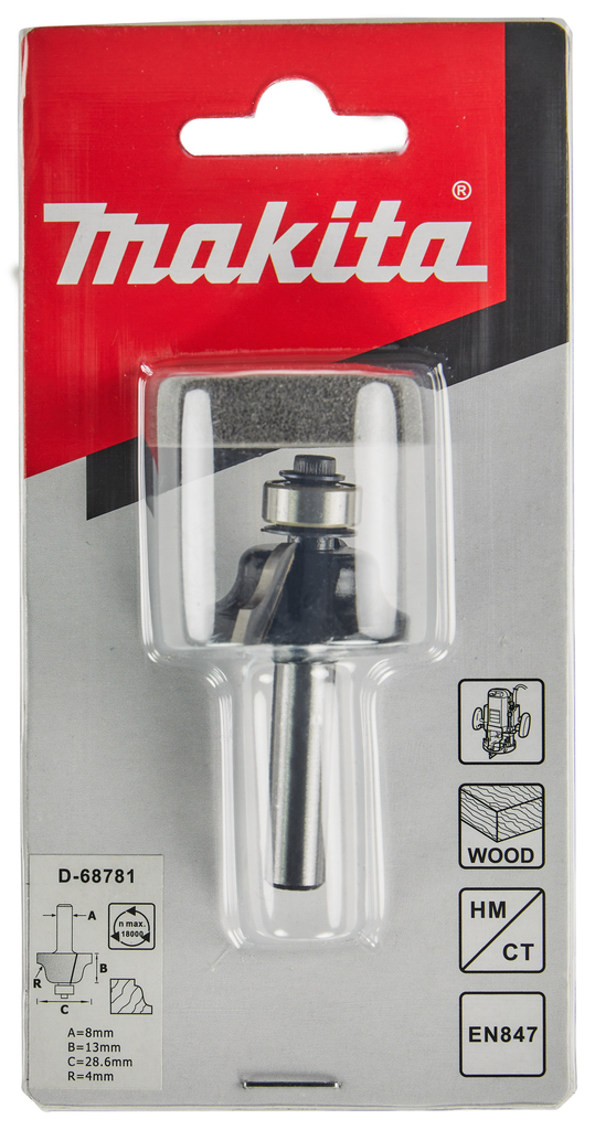 Romeinse ogieffrees r=3,97 28,58x12,7mm S8  