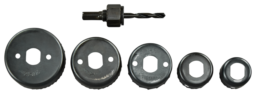 Gatzaagset 6-delig hout/kunststof