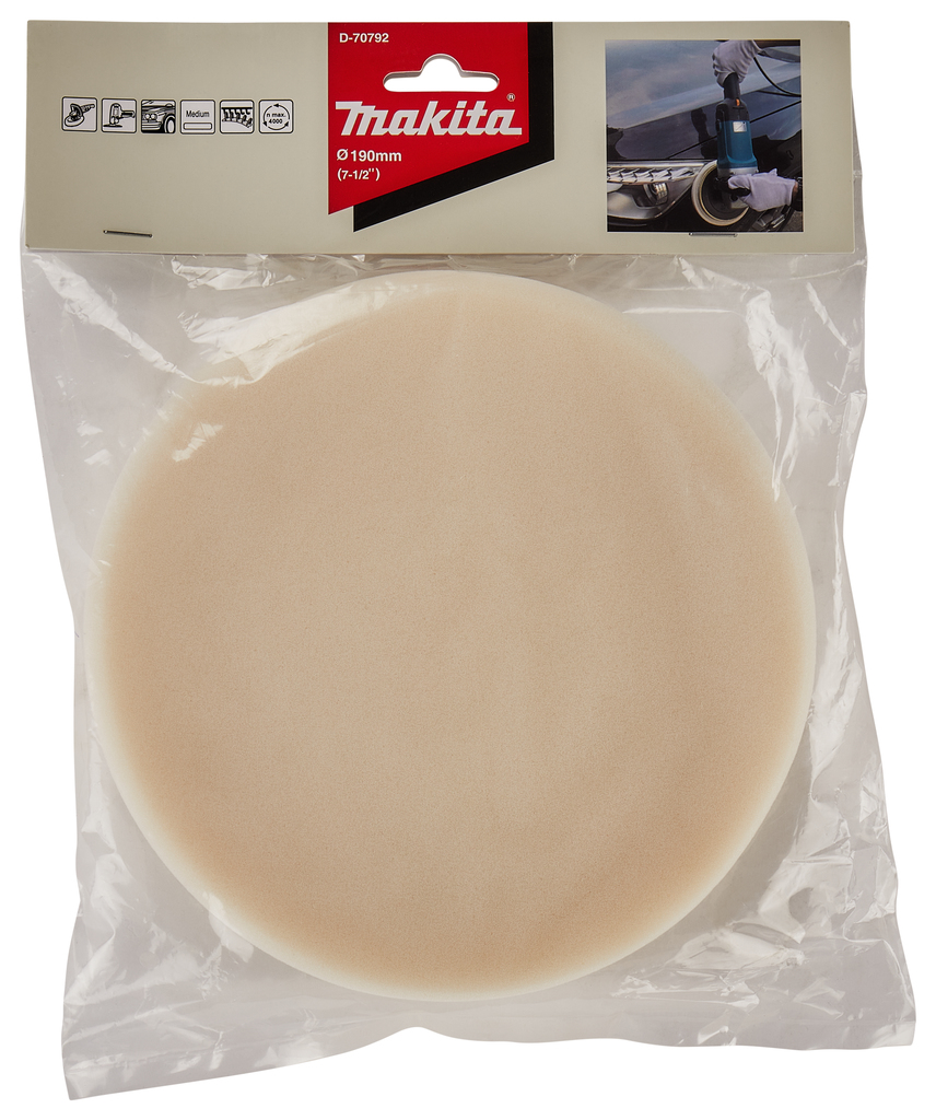 Spons wit hard medium 190mm