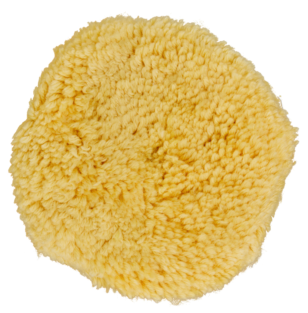 Wollen (gedraaid) schijf geel 230mm