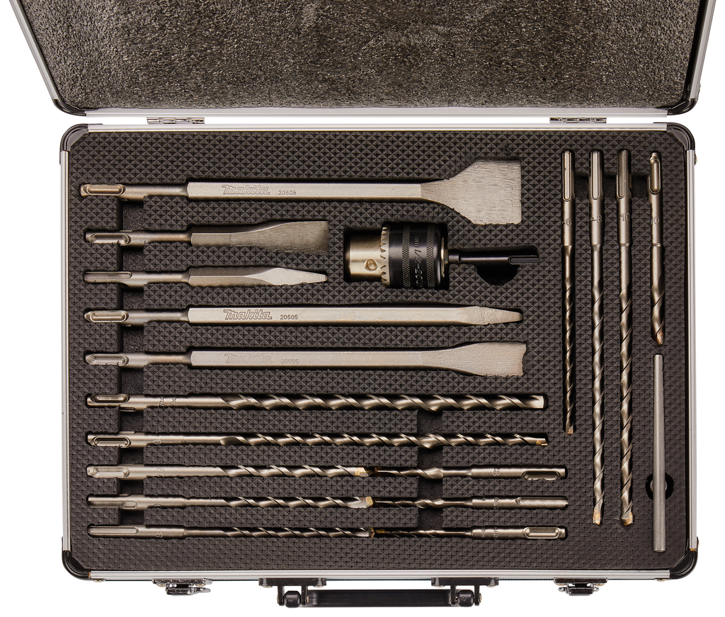 B2S: Betonboor-/beitelset 18-delig 