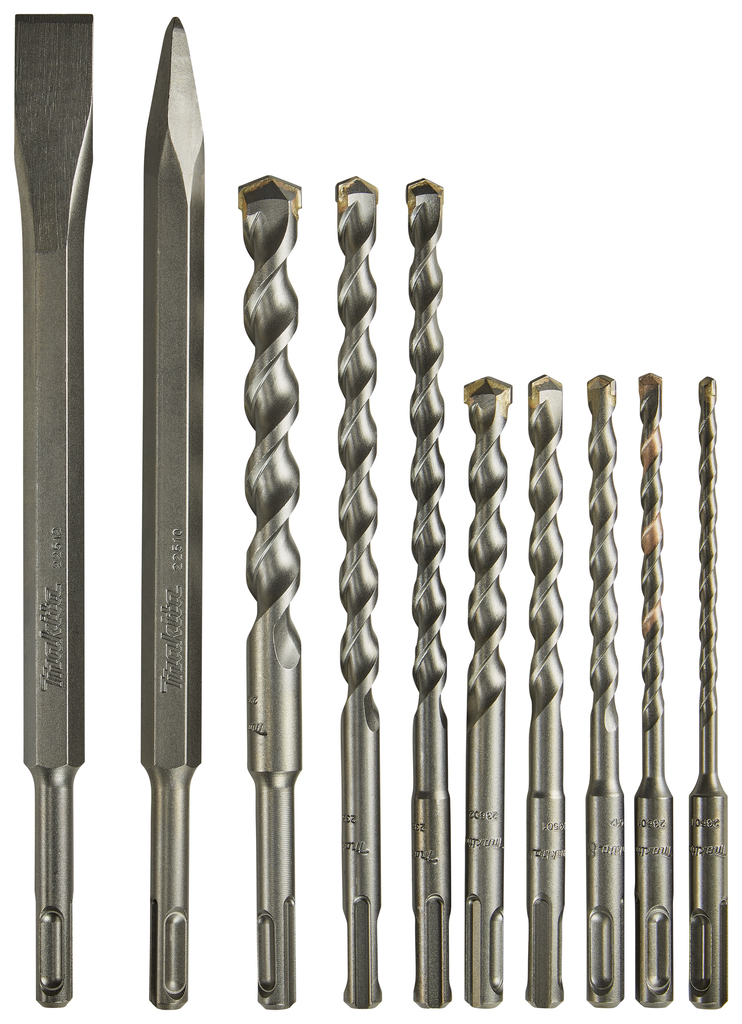 B2S: Betonboor-/beitelset 10-delig