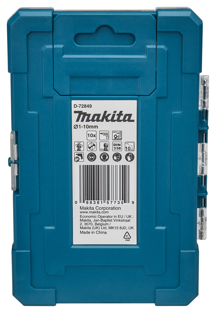 Metaalboorset 10-delig