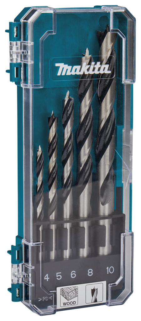 Houtspiraalboorset 5-delig