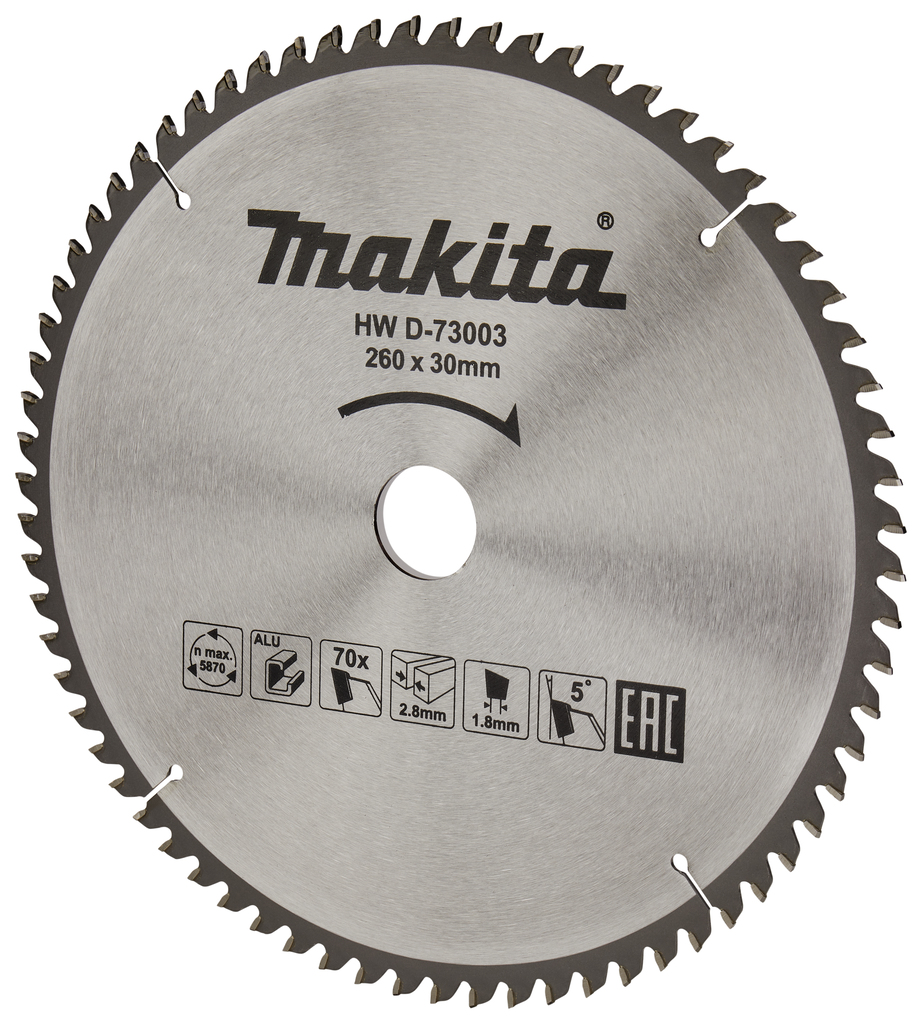 Afkortzaagblad Aluminium