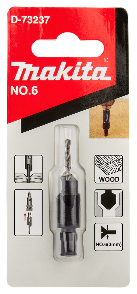 Quad Driver verzinkboor nr. 6