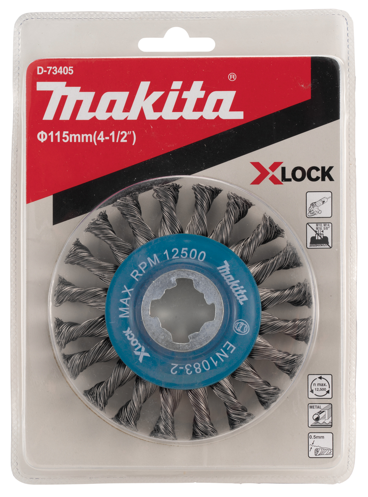 Rondborstel 115mm X-LOCK