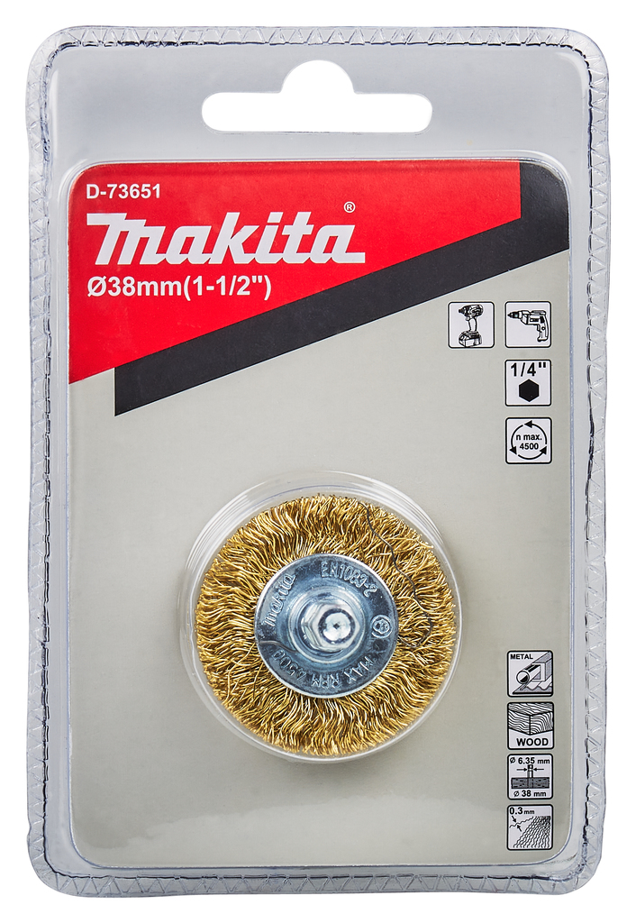 Rondborstel ZK1/4"x38mm