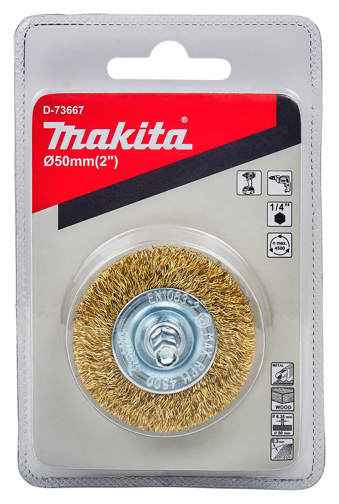 Rondborstel ZK1/4"x50mm