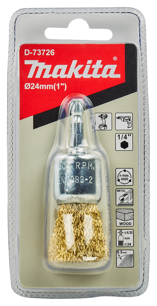 Penseelborstel ZK1/4"x24mm 