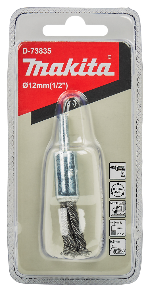 Penseelborstel 6x12mm