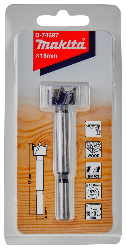 Scharnierboor 18x77mm