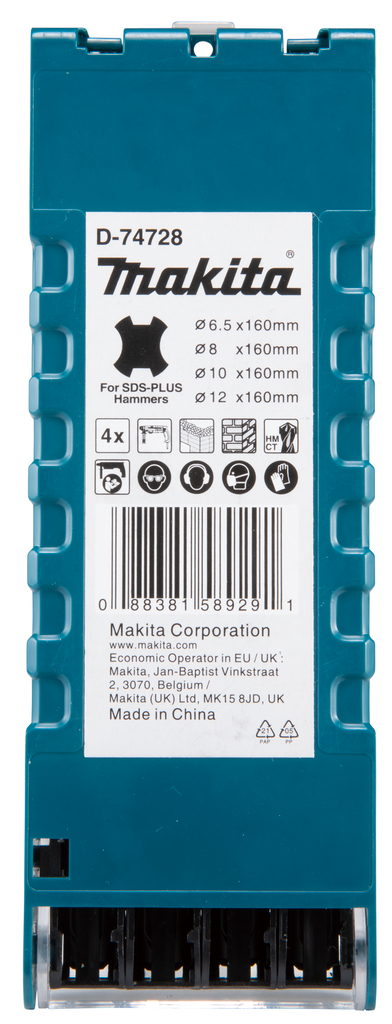 P2S: Betonboorset 4-delig 