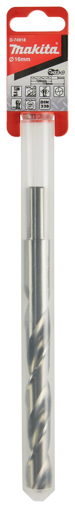 Metaalboor 16,0x178mm