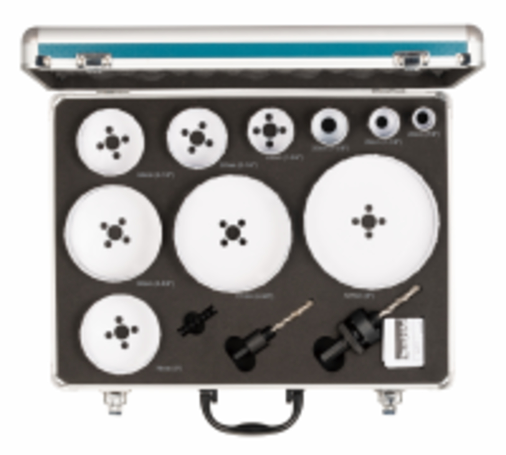 Gatzaagset 13-delig hout/metaal