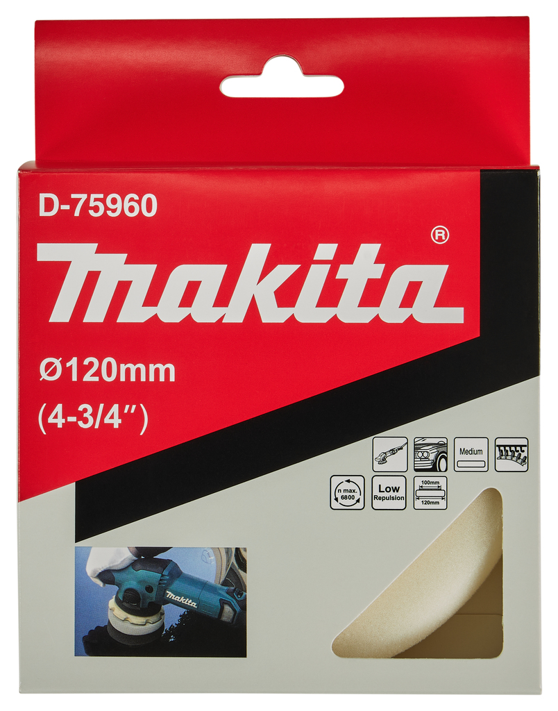 Spons wit hard medium 120mm