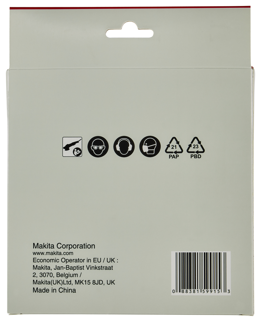 Spons wit hard medium 150mm